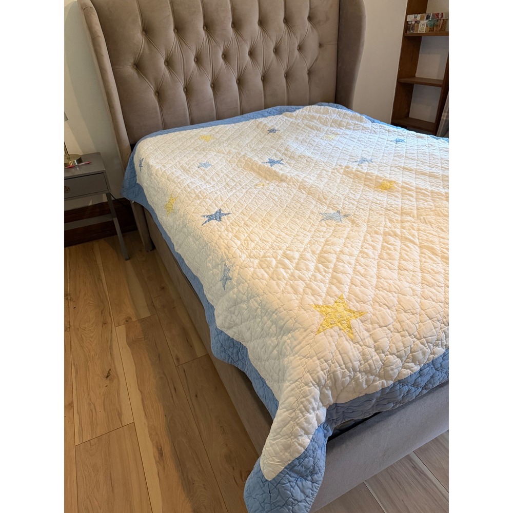 The Company Store Quilted Star celestial quilt Cottagecore country farmhouse